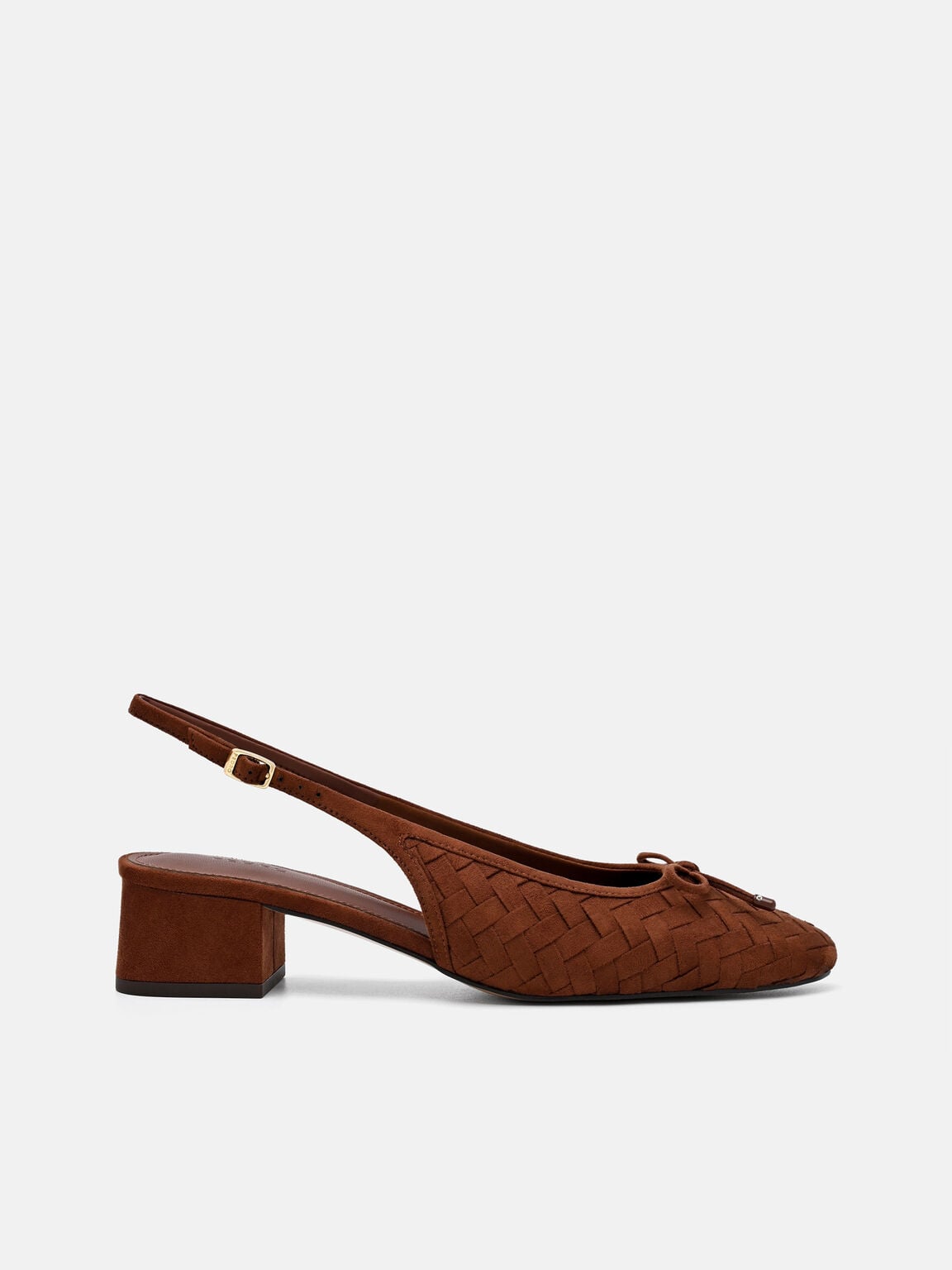 Sepatu Pumps Mary Jane Anyaman Anna, 