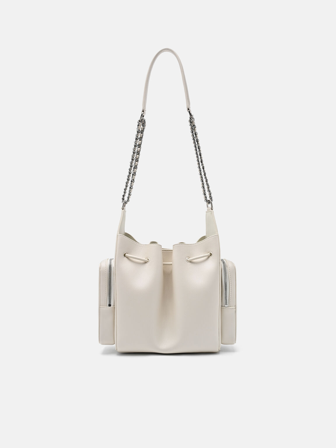 Drawstring Bucket Bag, , hi-res