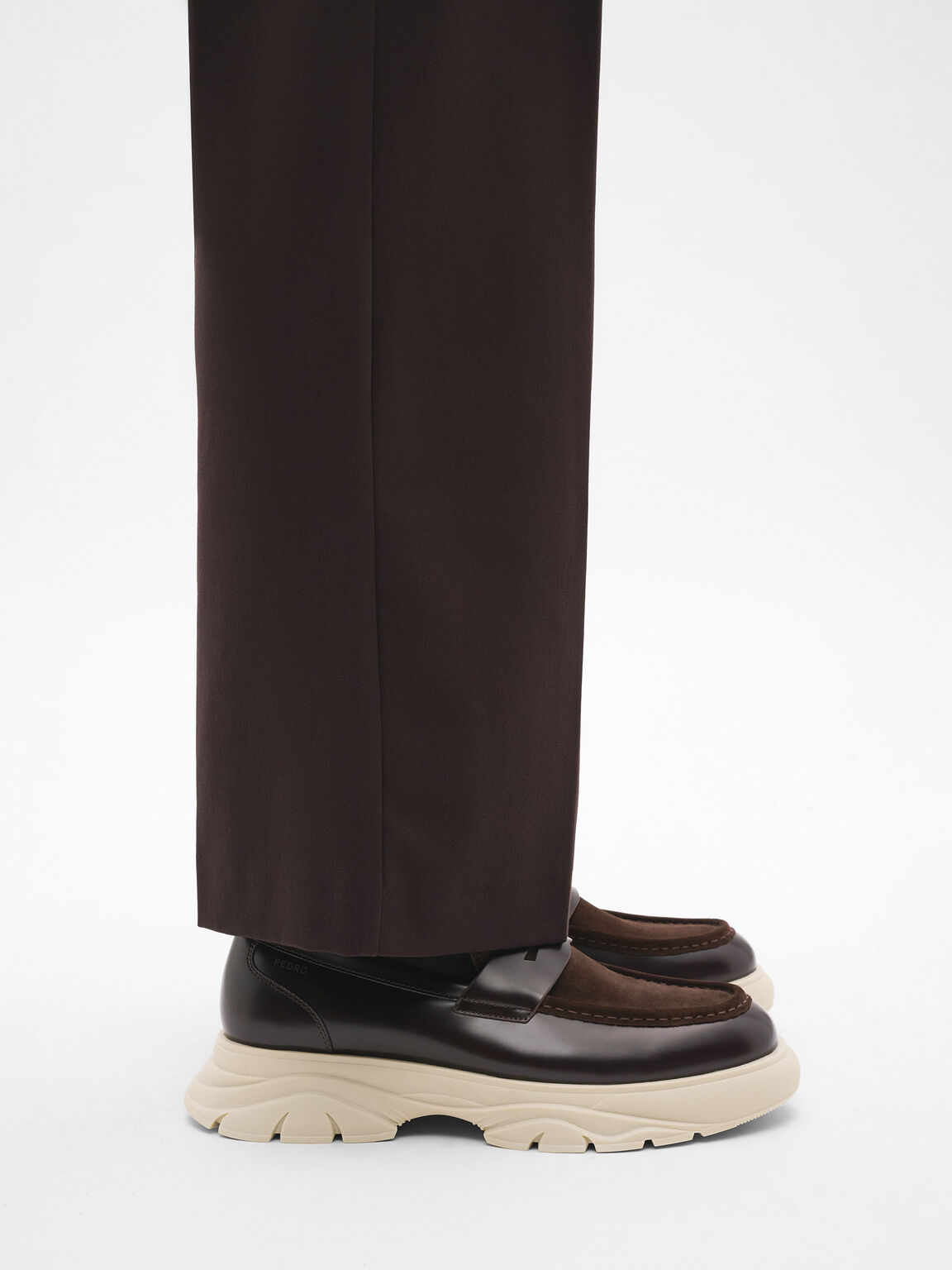 Hybrix Leather Loafers, , hi-res