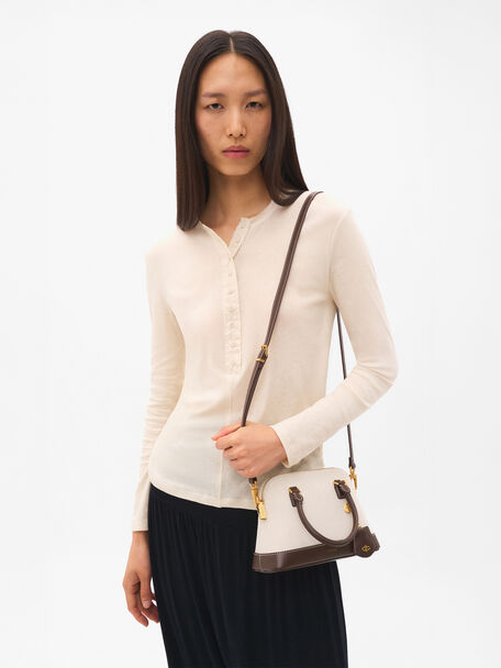 Lucia Canvas Handbag, 