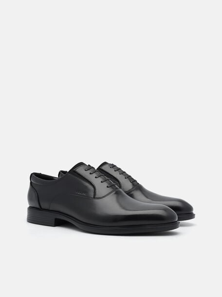 PEDRO Icon Leather Heel Sandals, Black