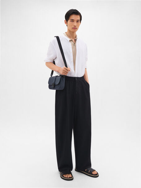 Tex Leather Crossbody Bag, , hi-res