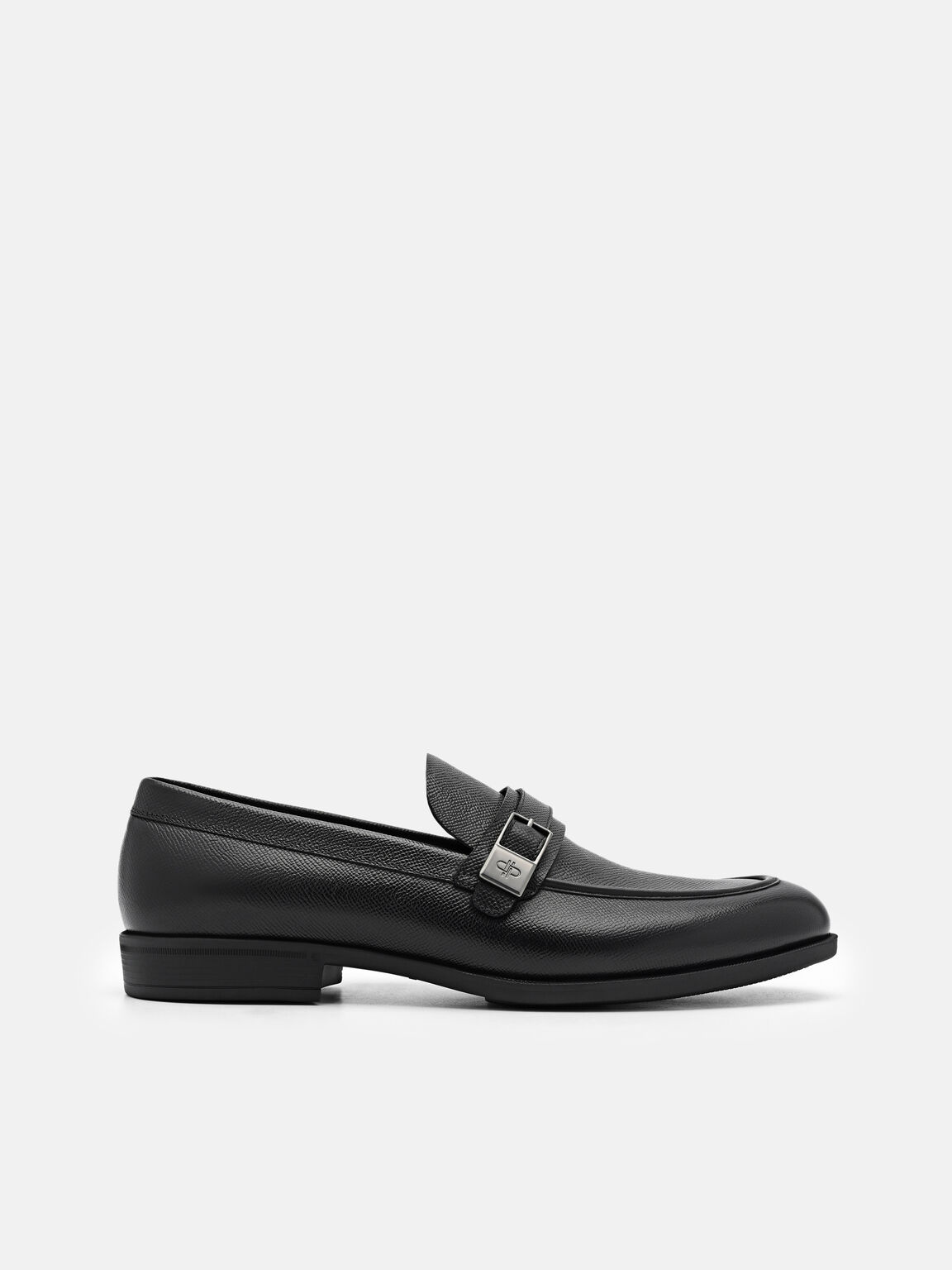 Altitude Embossed Leather Loafers, , hi-res
