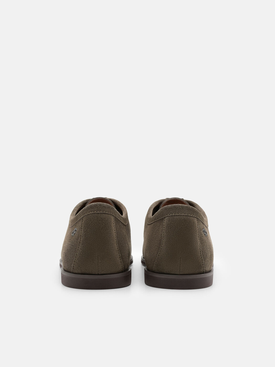 Suede Moc-Toe Derby Shoes, 