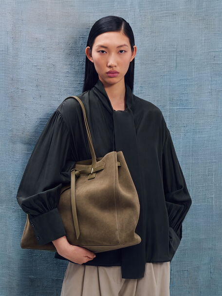Tas Tote Suede Oversized Demi, , hi-res