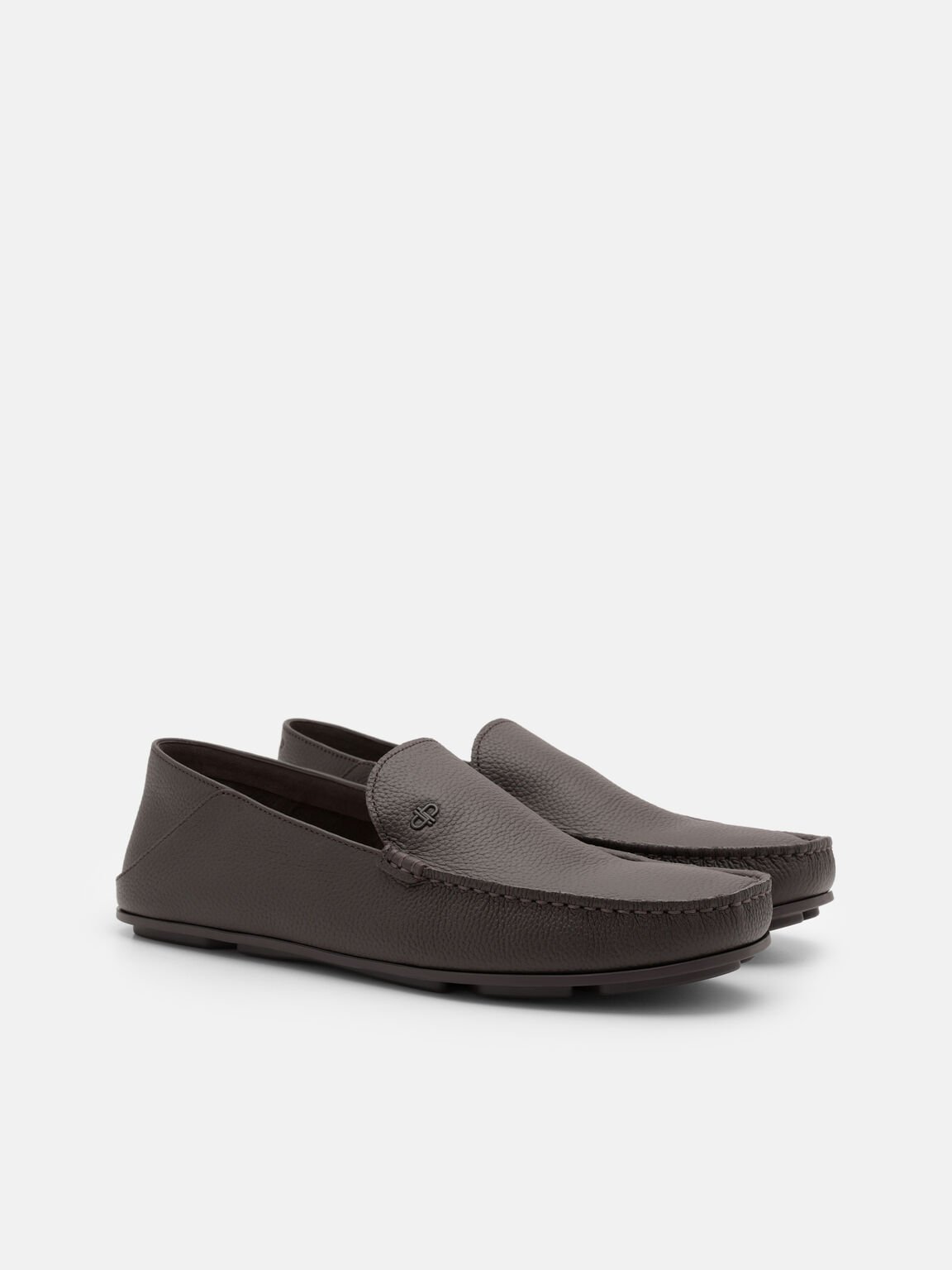 Sepatu Driving Ikonik Berbahan Kulit, , hi-res