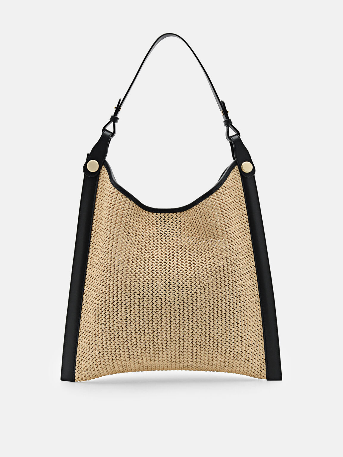 Tas Bahu Raffia Oversized PEDRO Icon, , hi-res