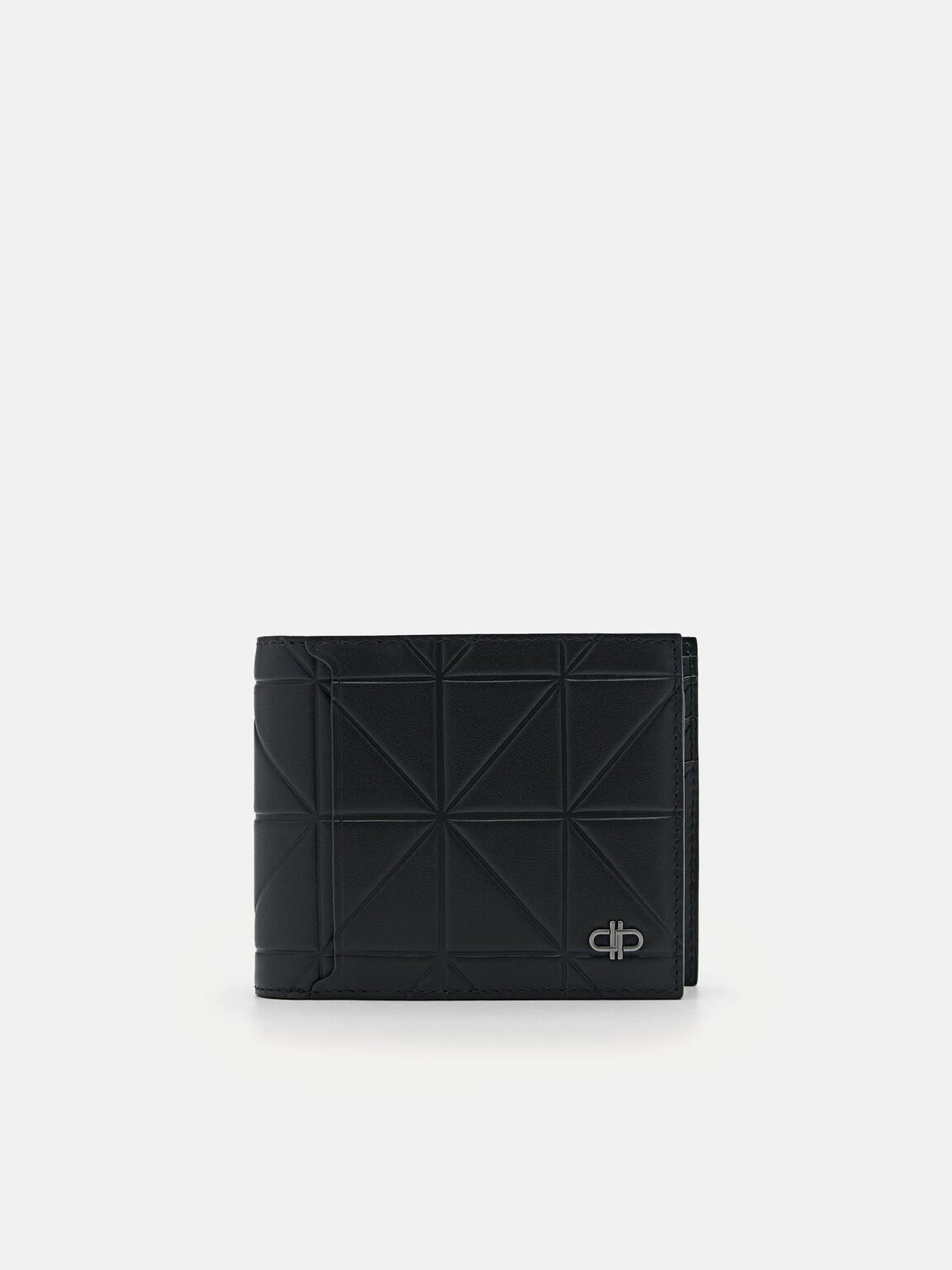 PEDRO Icon Leather Bi-Fold Wallet in Pixel, Black, hi-res