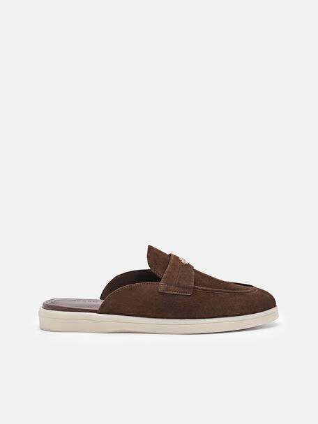 Suede Mules, 