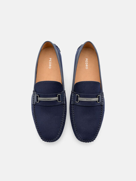 Sepatu Driving Horsebit Nilon, , hi-res