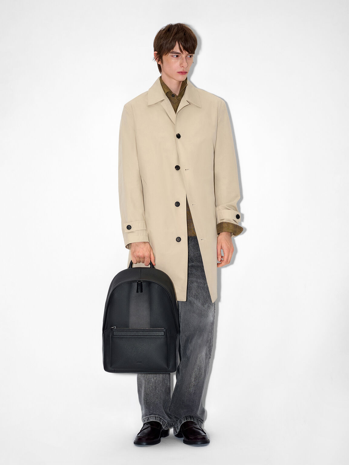 James Leather Backpack, , hi-res