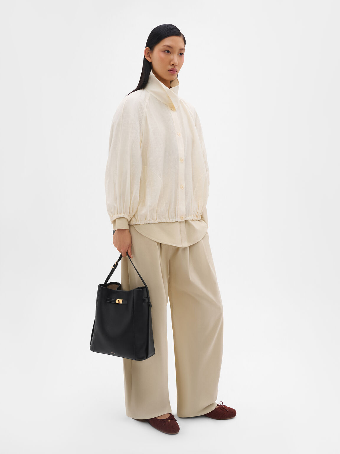 Jatte Belt Leather Bucket Bag, , hi-res