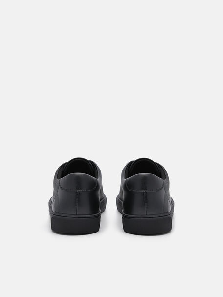 PEDRO Icon Leather Heel Sandals, Black