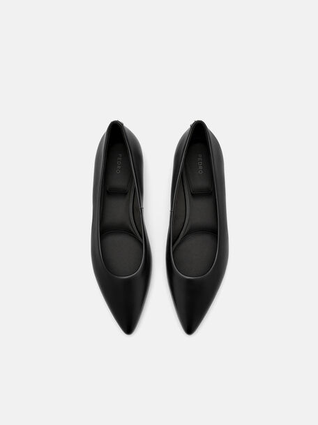 Sepatu Flat Kulit Quinn, , hi-res