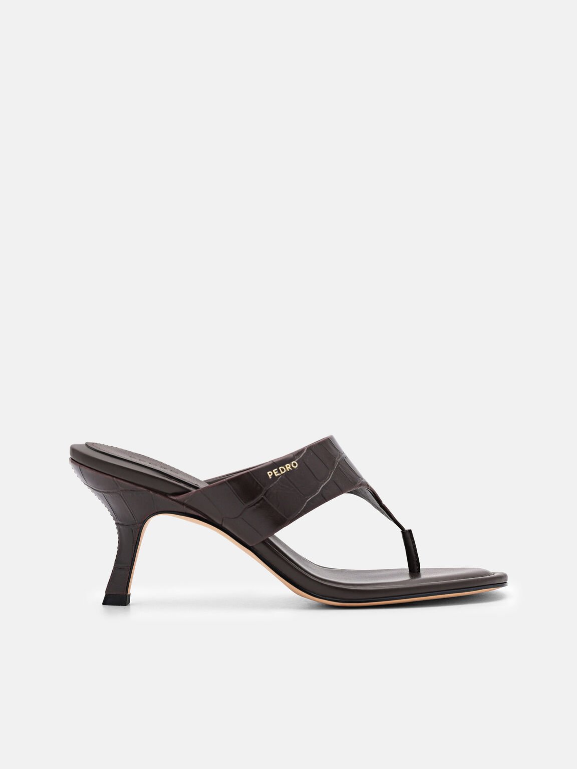 Thong Heel Sandals, , hi-res