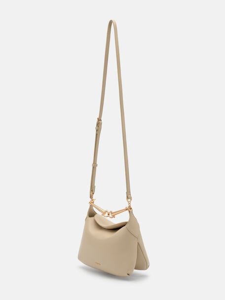 Horsebit Shoulder Bag, , hi-res
