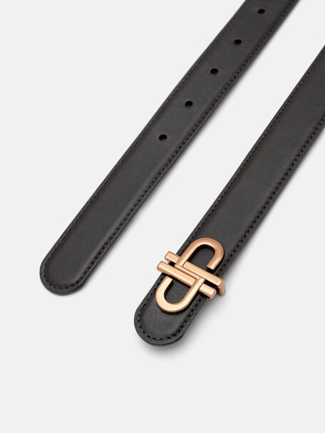 Leather Tang Belt, , hi-res