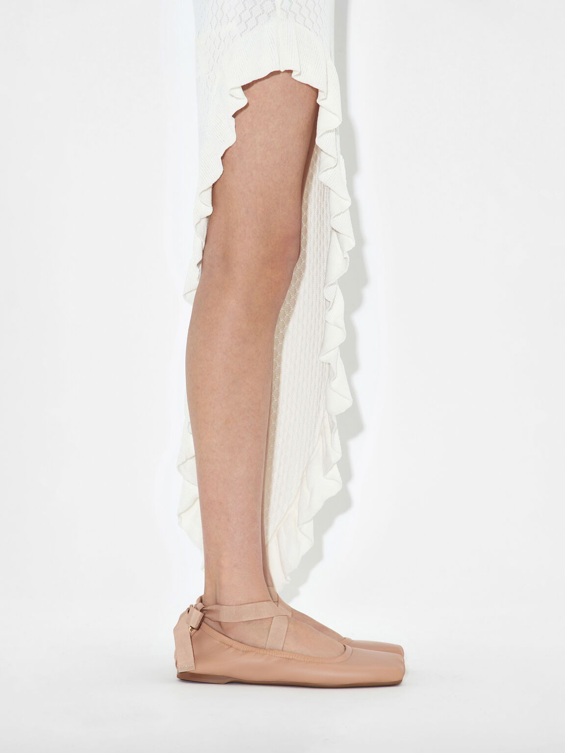 Lexa Leather Ballerina Flats, 