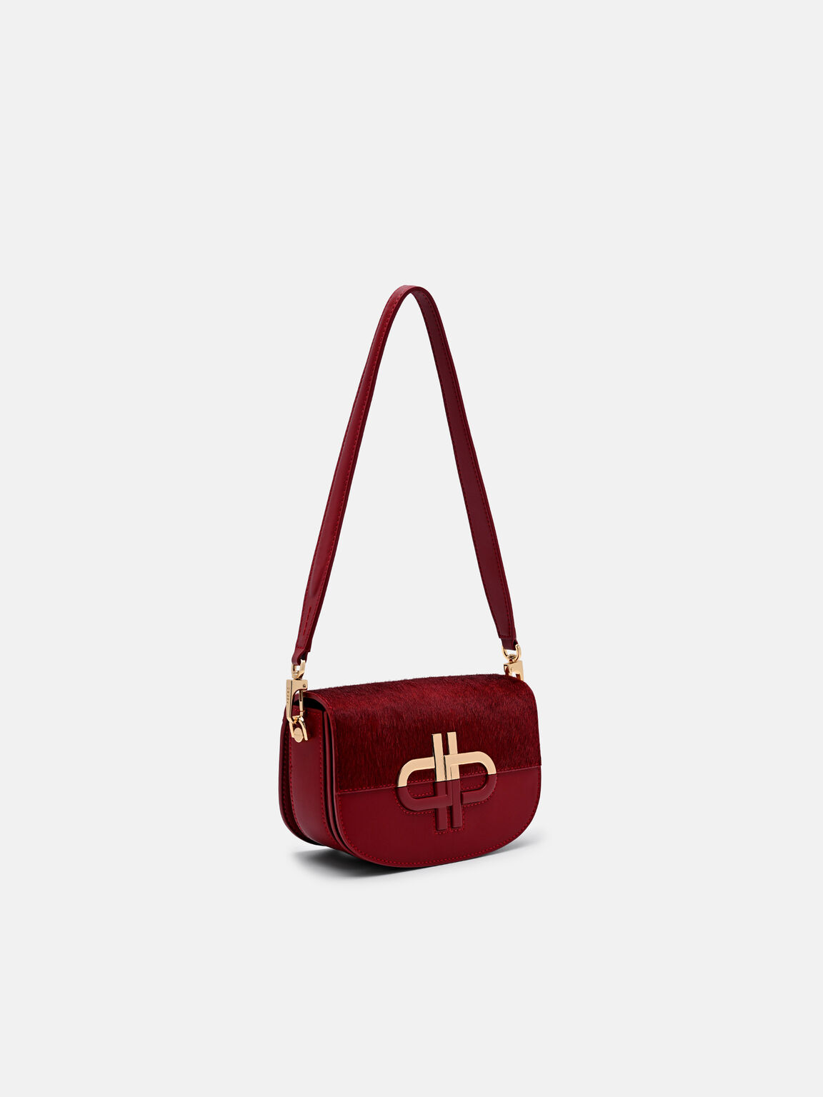 Duet Calf Hair Shoulder Bag, , hi-res