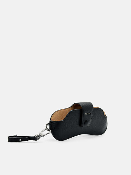 PEDRO Icon Leather Heel Sandals, Black