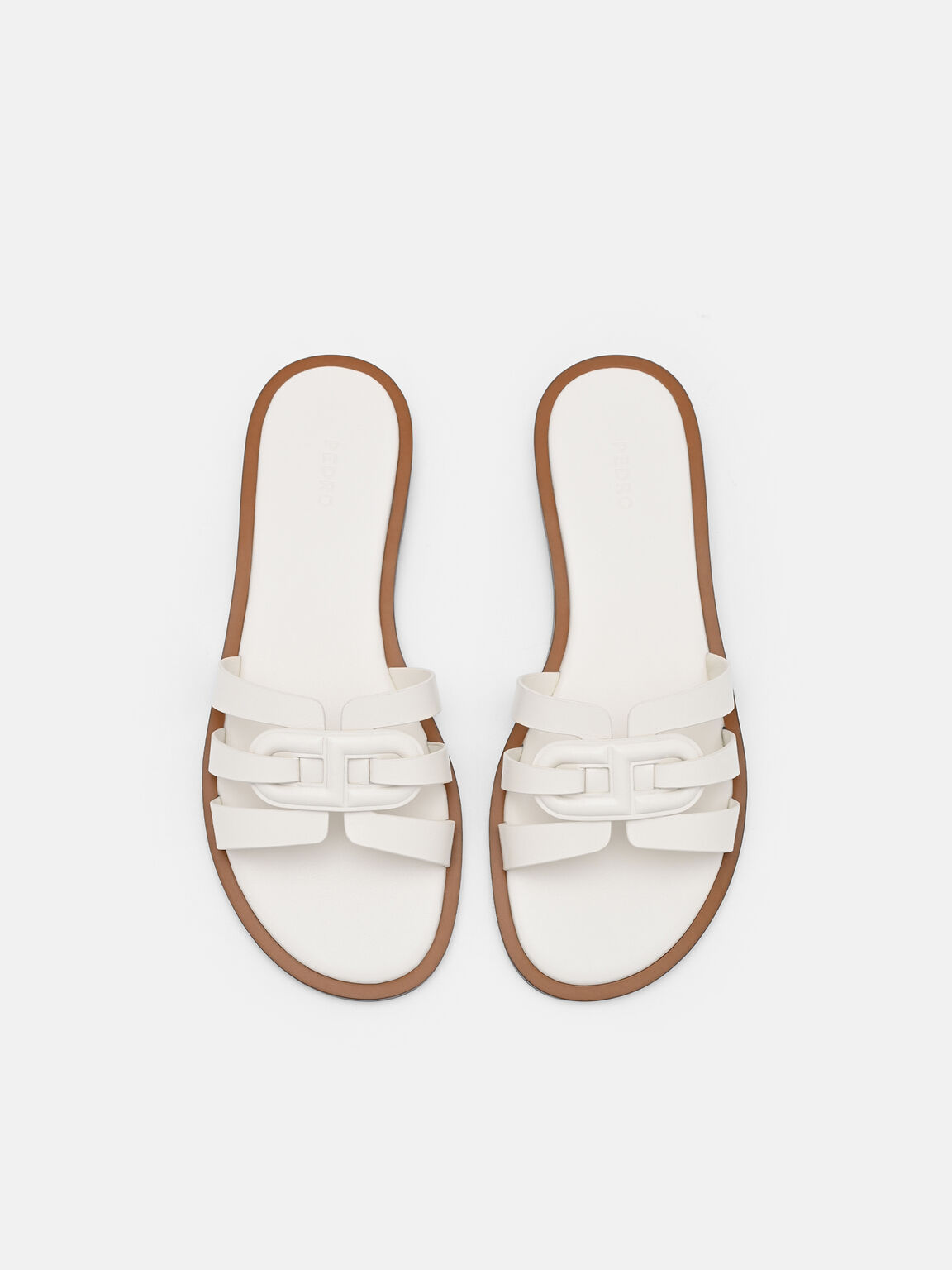 Carmel Sandal Slide Kulit, , hi-res