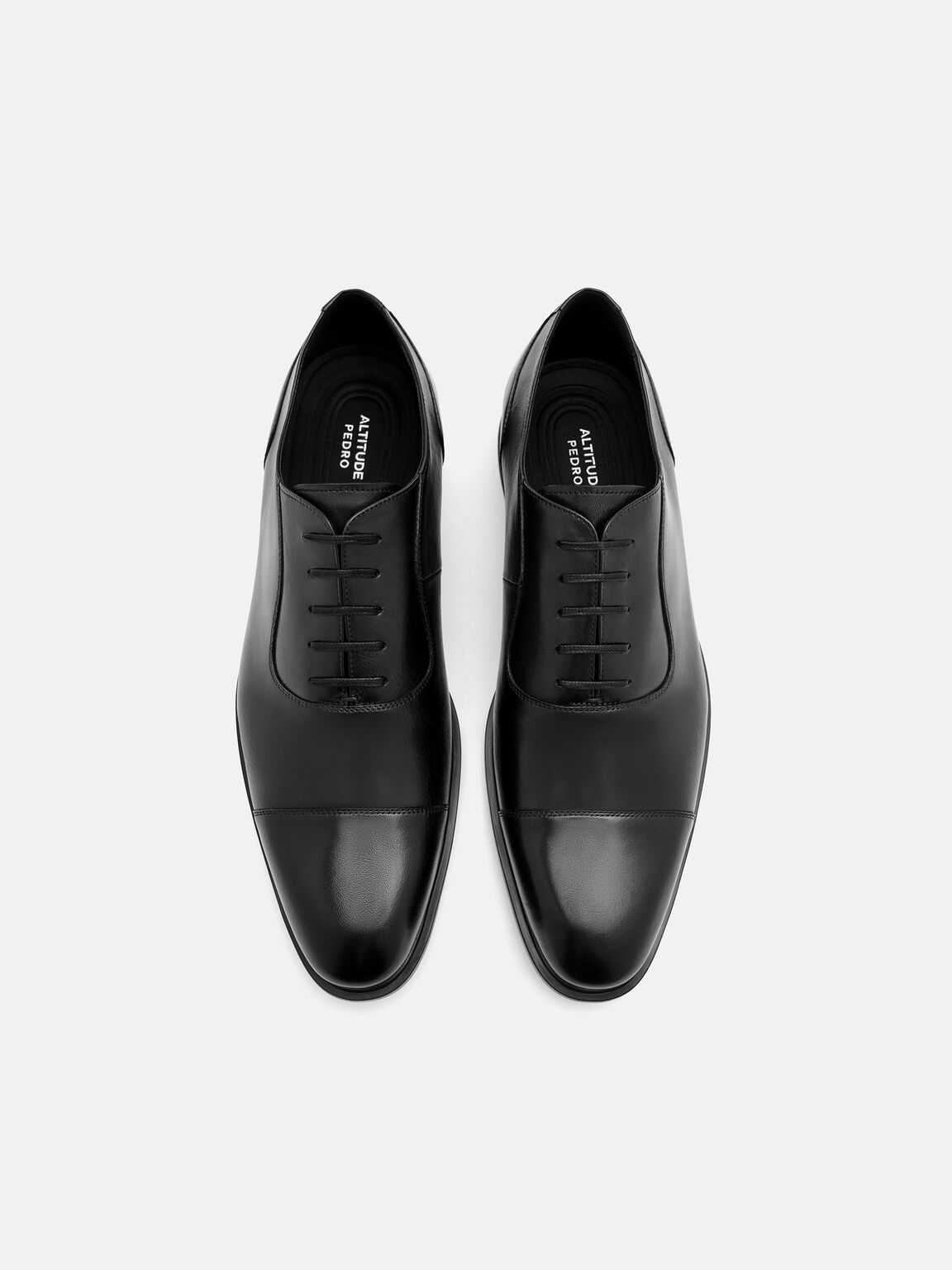 Sepatu Oxford Kulit Burnished Ringan Altitude, 