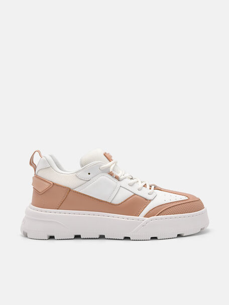 Arc Court Sneakers, Nude, hi-res