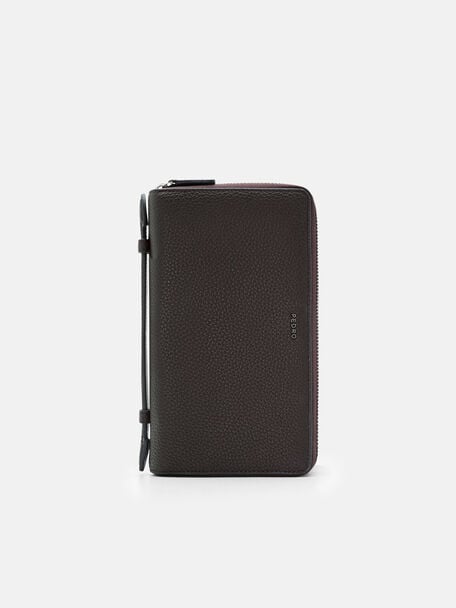 Tumbled Leather Travel Organiser, 