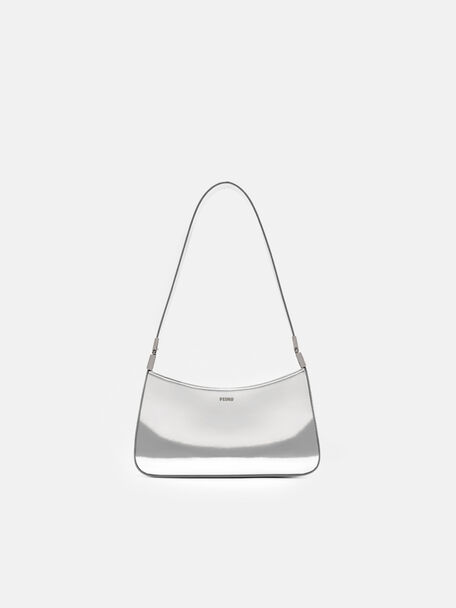 Jatte Shoulder Bag, Silver, hi-res
