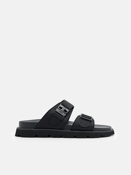 Sandal Slide PEDRO Icon, Black