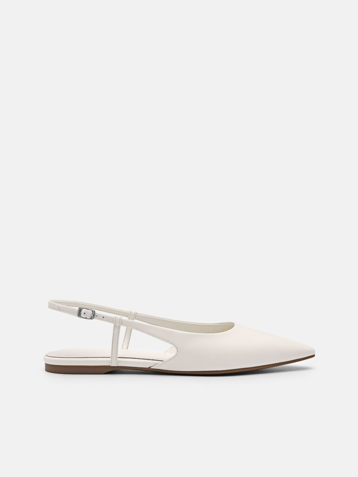 PEDRO Studio Loral Slingback Flats Kulit, , hi-res