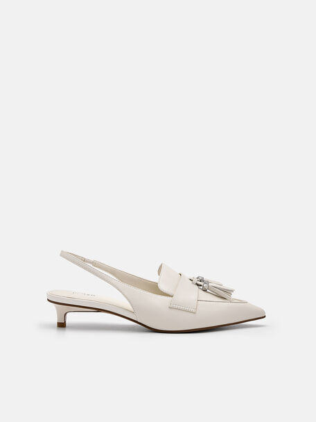 Asher Heel Pumps in Pixel, Chalk, hi-res