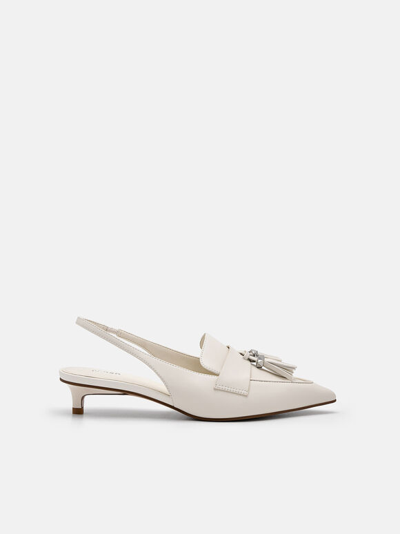 Asher Heel Pumps in Pixel, Chalk, hi-res