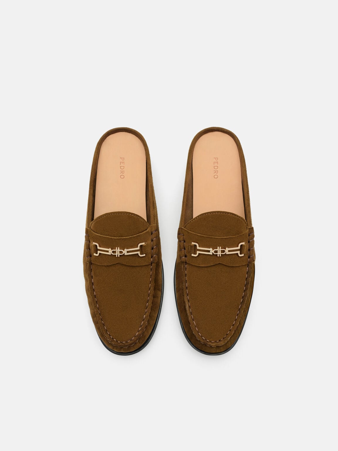 Alistair Suede Penny Mules, , hi-res