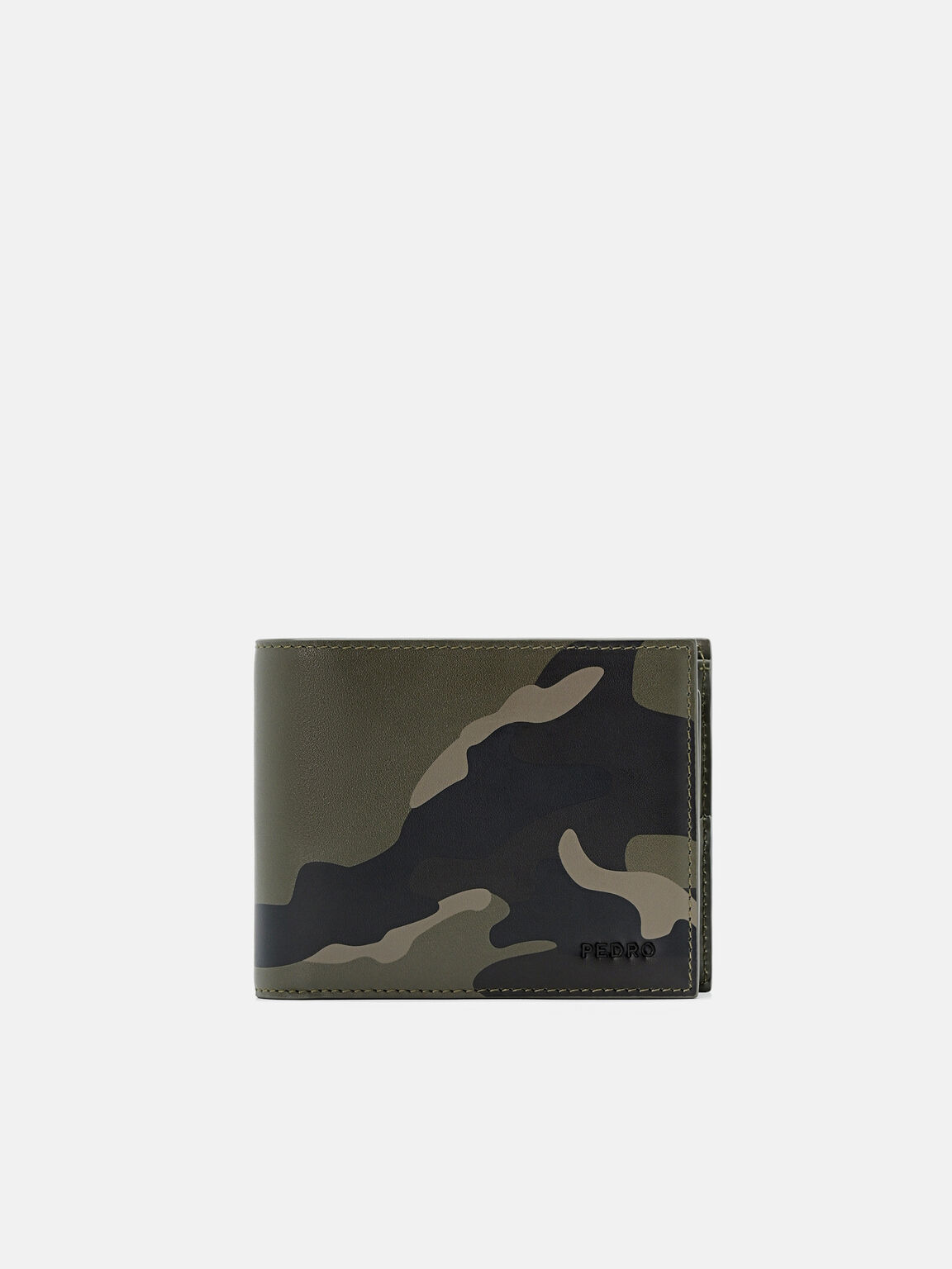 Dompet Lipat Kulit dengan Sisipan, , hi-res