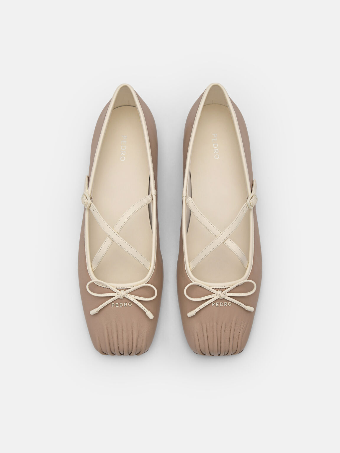 Sepatu Flat Balerina Kulit Nica, , hi-res