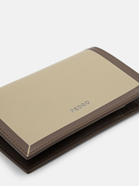 Leather Bi-Fold Card Holder with Lanyard, , hi-res