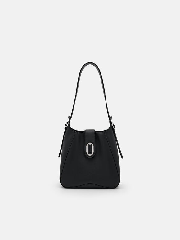 Tas Hobo Kulit PEDRO Studio Rift, Black