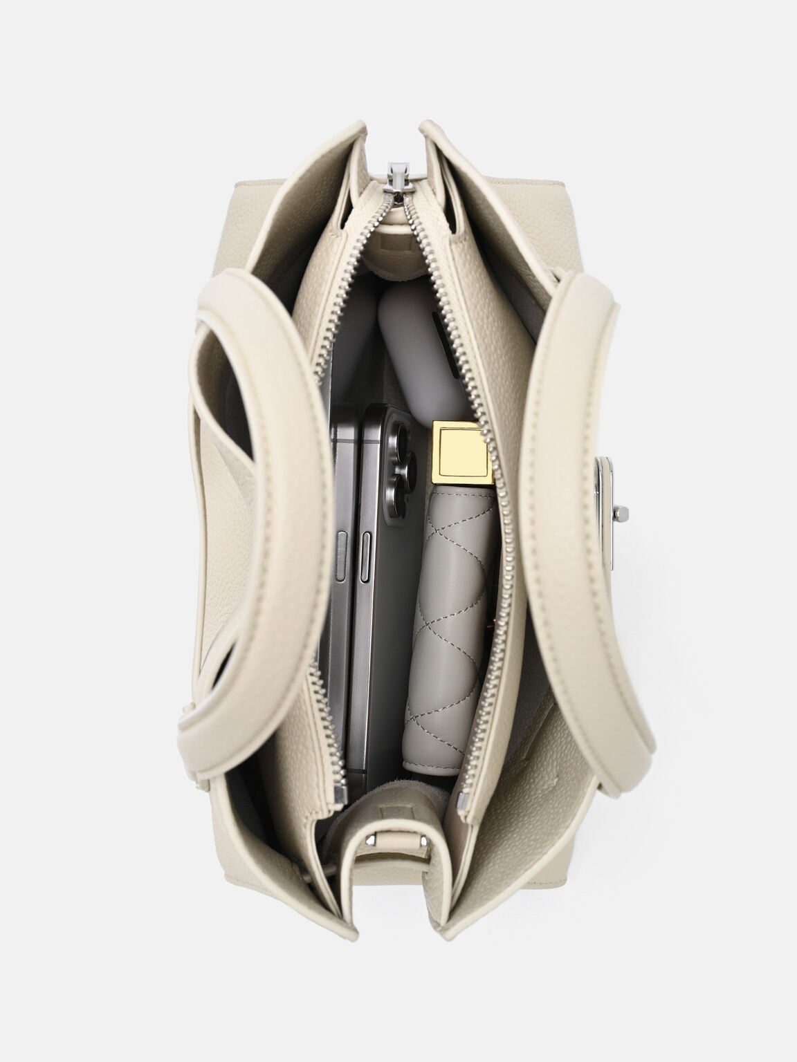 Tas Tangan Kulit Sedang Danielle, , hi-res