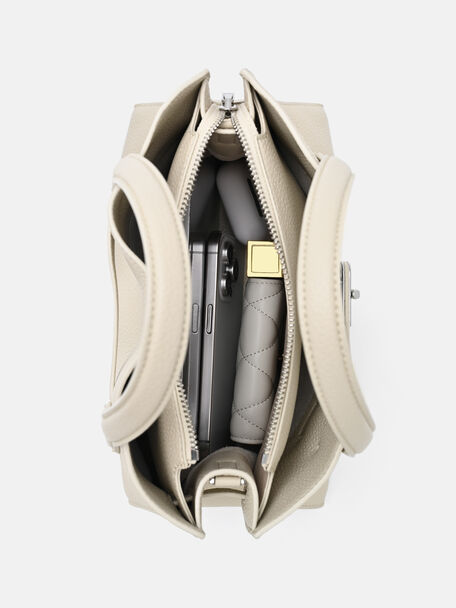 Tas Tangan Kulit Sedang Danielle, , hi-res