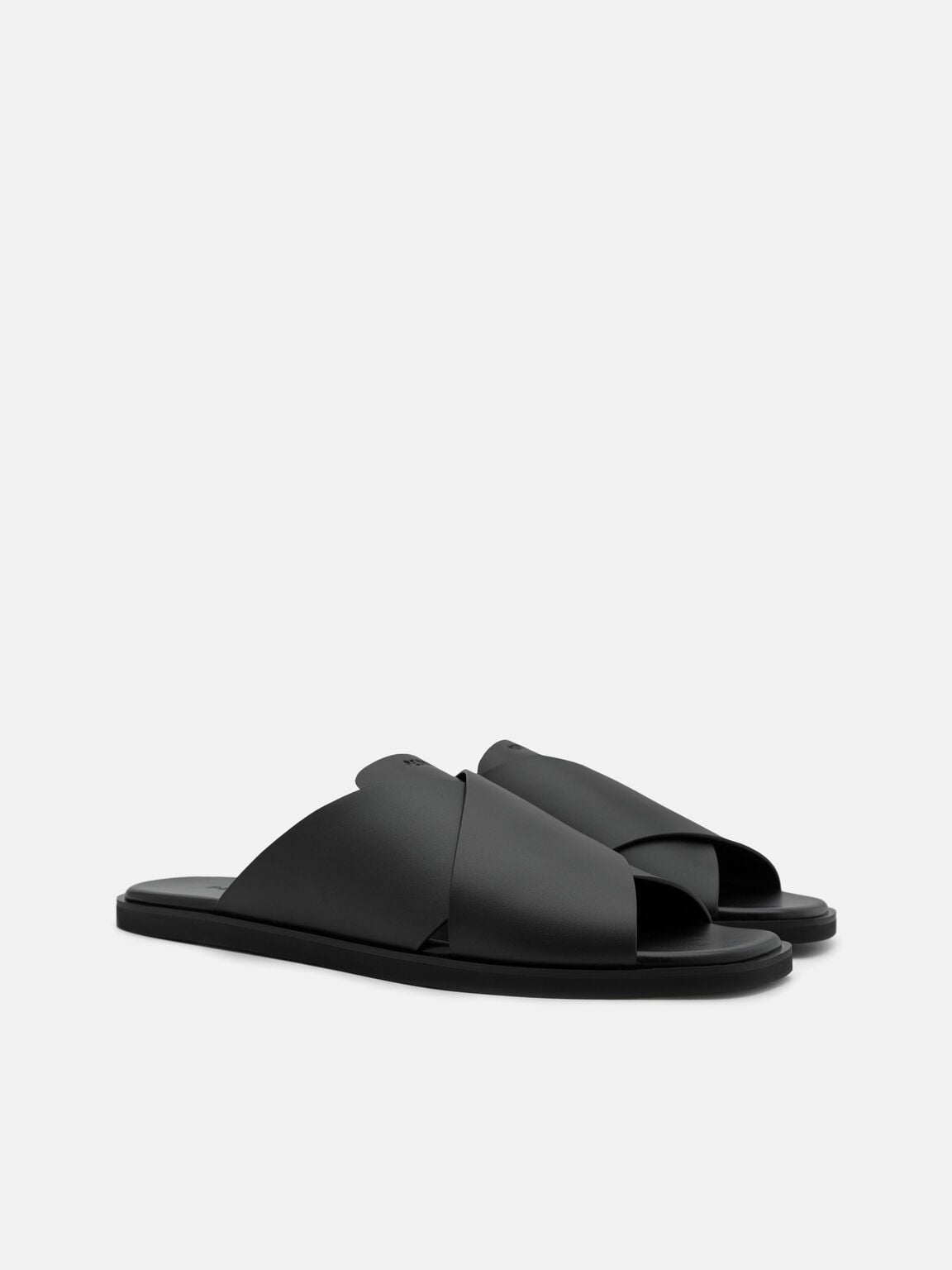Crossover Slide Sandals, , hi-res