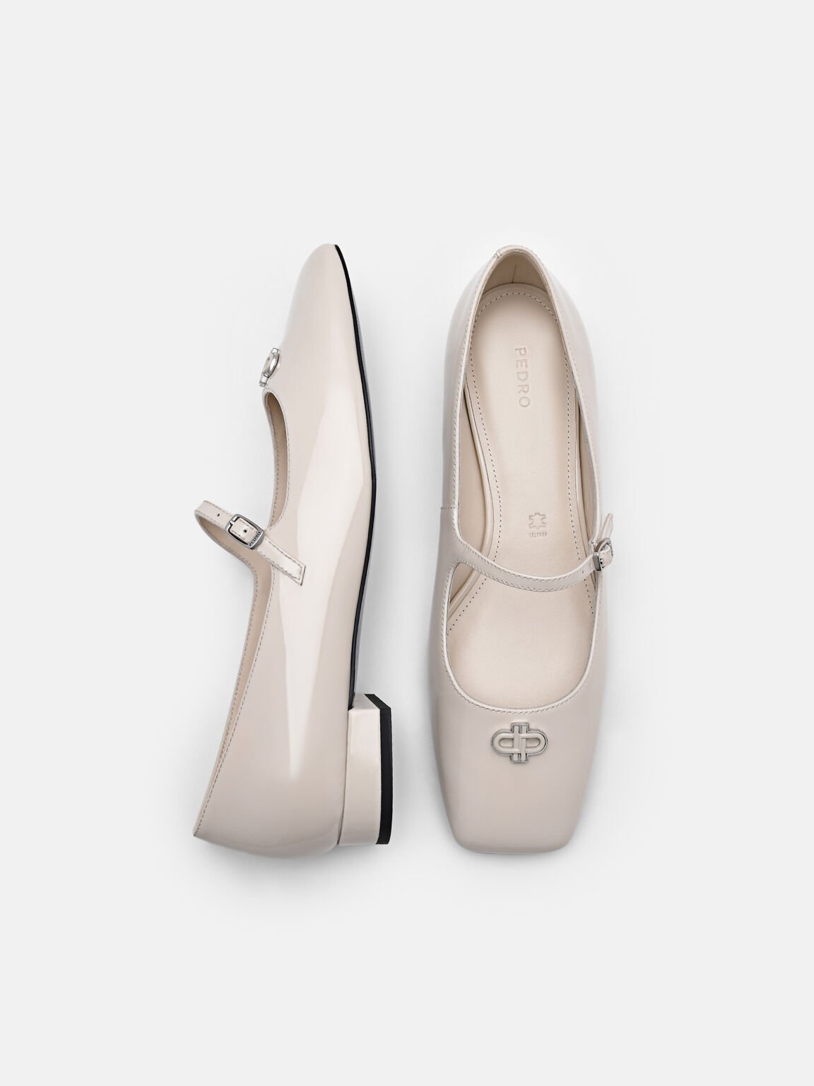 PEDRO Studio Flats Kulit Mary Jane, 