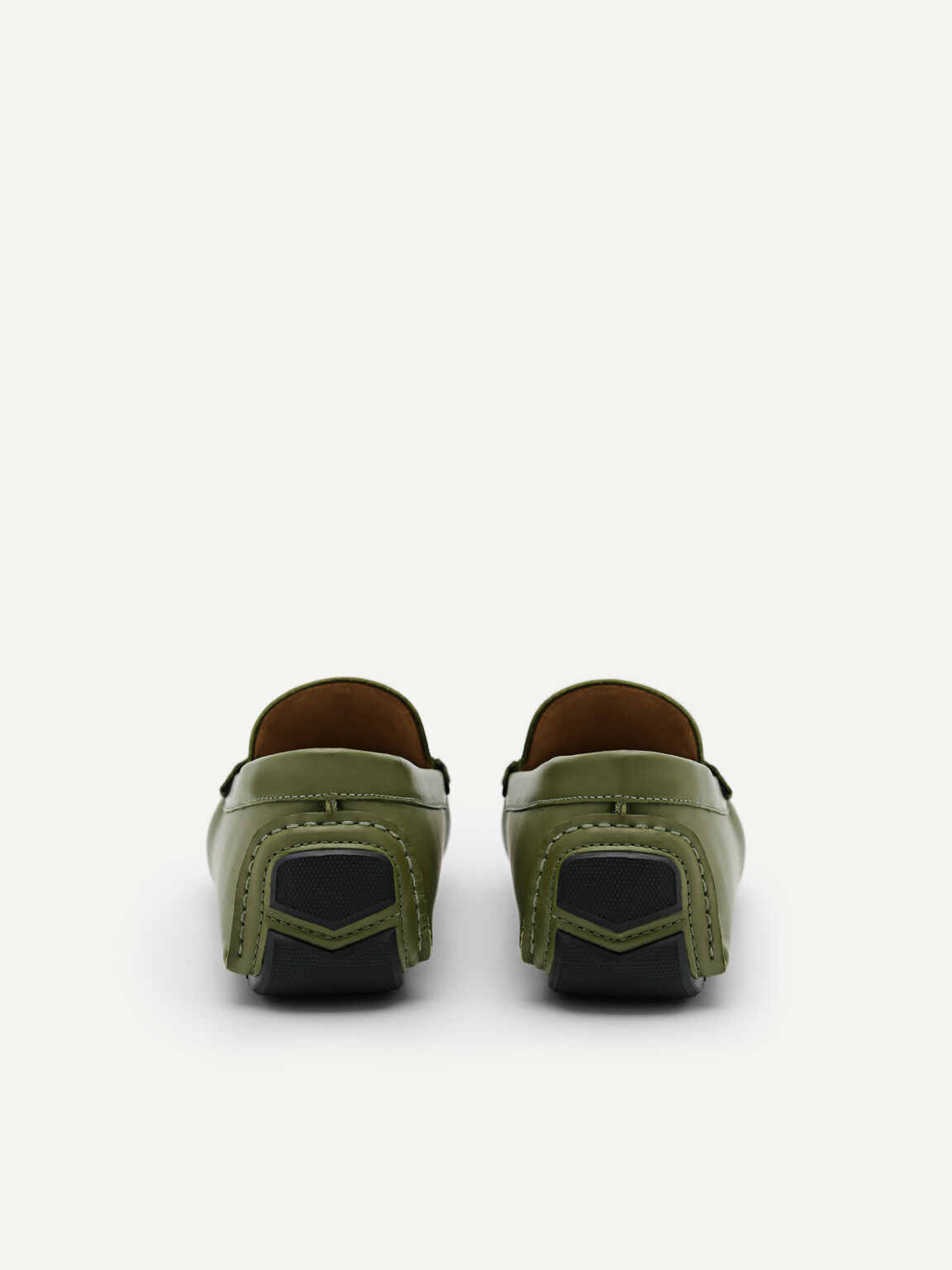 Sepatu Mengemudi Kulit Horsebit, 