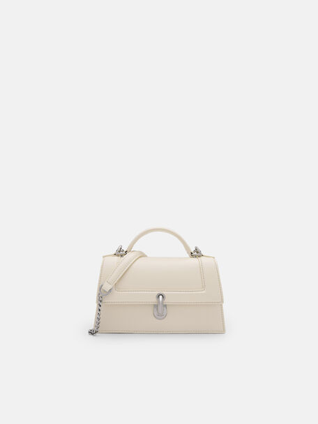 Talia Mini Handbag, Chalk, hi-res