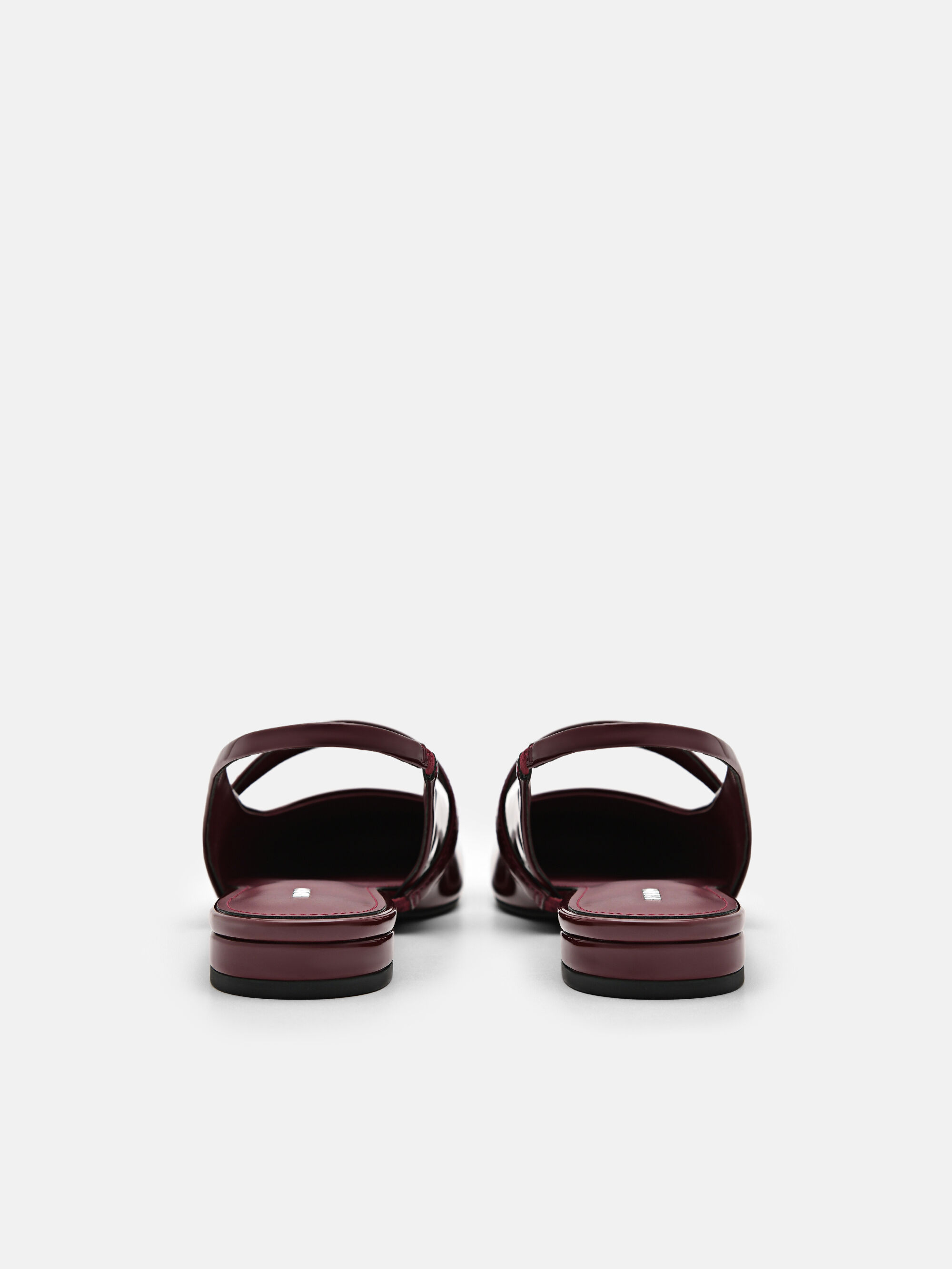 Wine Tria Slingback Mules - PEDRO ID