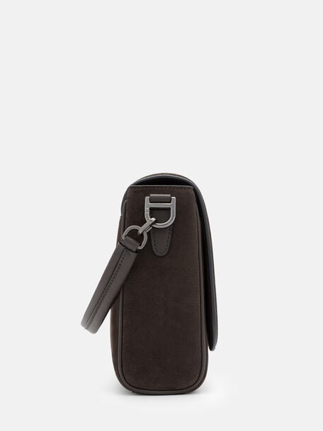 Patrice Leather Messenger Bag, 