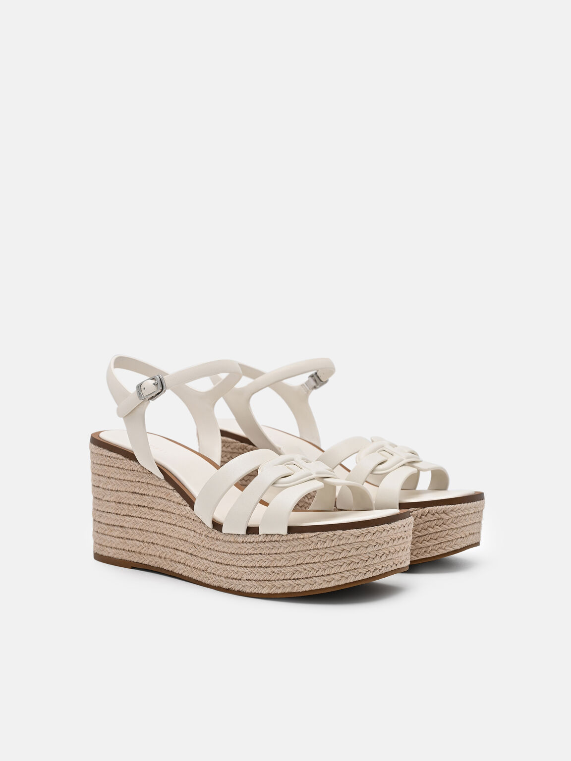 Carmel Leather Wedge Sandals, , hi-res
