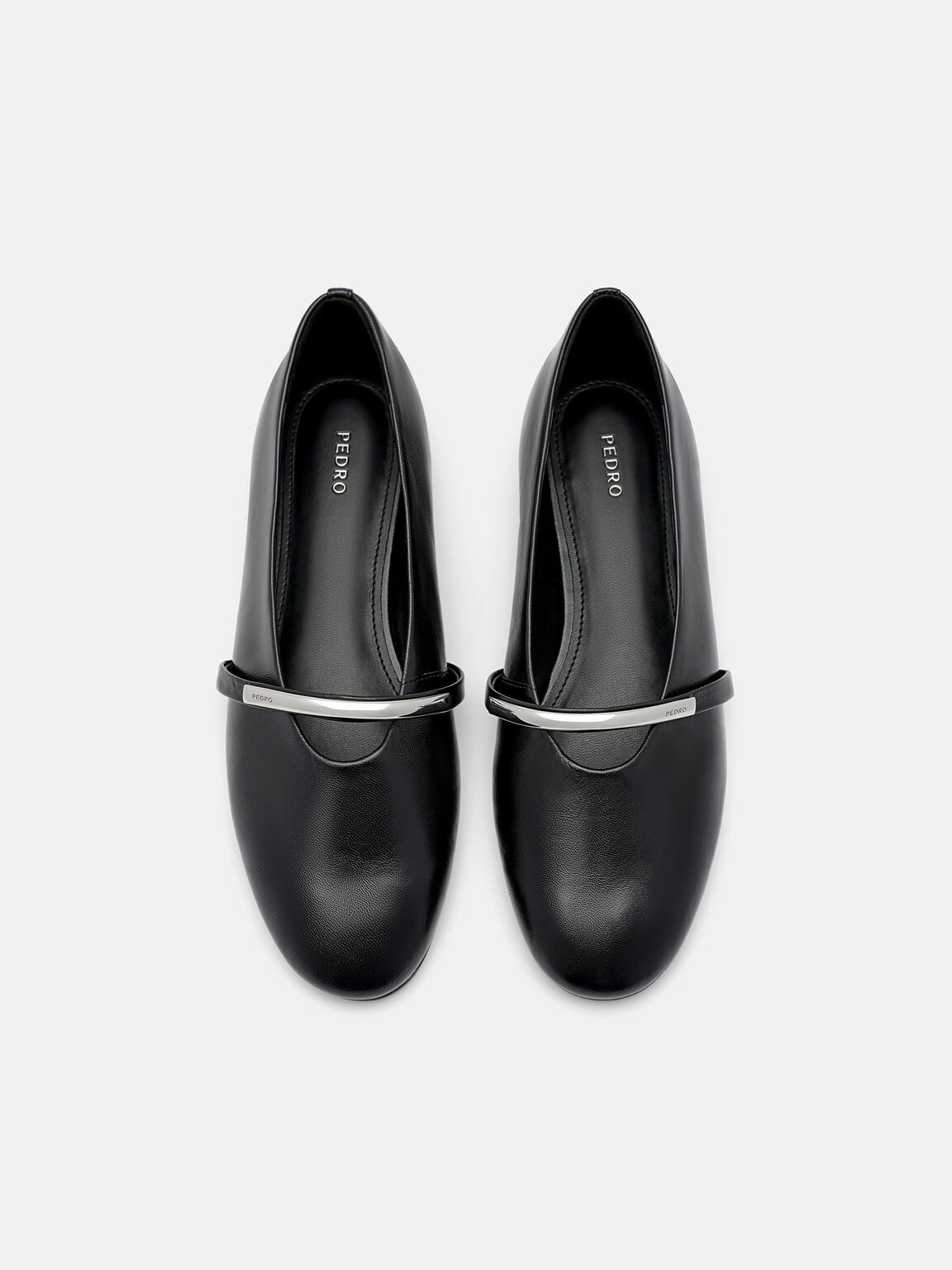 Lia Leather Ballerina Flats, , hi-res