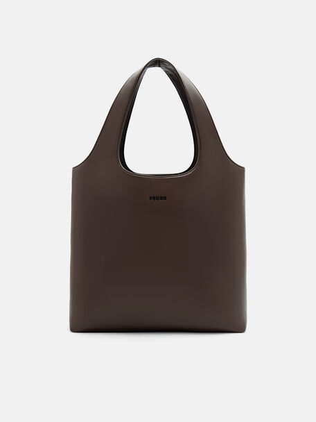 Avery Tote Bag, Dark Brown, hi-res