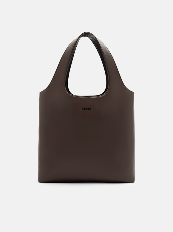Avery Tote Bag, Dark Brown, hi-res